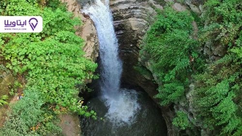 آبشار ویسادار رضوانشهر سومین آبشار بلند در گیلان